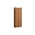 Armario 02 Portas Multiuso - Ref. LI052 - Canela/Preto - Linha Industrial - Kappesberg - Imagem 5