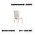 Par de Cadeiras Amsterdã - Ref. 2C091-CR -Corino Nude - Kappesberg Crome - Imagem 1