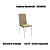 Par de Cadeiras Amsterdã - Ref. 2C091-CR - Corino Capuccino - Kappesberg Crome - Imagem 1