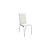 Par de Cadeiras Amsterdã - Ref. 2C091-CR - Corino Branco - Kappesberg Crome - Imagem 3