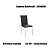 Par de Cadeiras Amsterdã - Ref. 2C091-CR - Corino Preto - Kappesberg Crome - Imagem 1