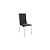 Par de Cadeiras Amsterdã - Ref. 2C091-CR - Corino Preto - Kappesberg Crome - Imagem 3