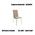 Par de Cadeiras Amsterdã - Ref. 2C091-CR - Linho Fendi - Kappesberg Crome - Imagem 1