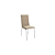 Par de Cadeiras Amsterdã - Ref. 2C091-CR - Linho Fendi - Kappesberg Crome - Imagem 3