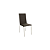 Par de Cadeiras Amsterdã - Ref. 2C091-NK - Corino Marrom - Kappesberg Crome - Imagem 3