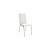 Par de Cadeiras Amsterdã - Ref. 2C091-NK - Corino Branco - Kappesberg Crome - Imagem 3