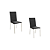 Par de Cadeiras Amsterdã - Ref. 2C091-NK - Corino Preto - Kappesberg Crome - Imagem 2