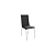 Par de Cadeiras Amsterdã - Ref. 2C091-NK - Corino Preto - Kappesberg Crome - Imagem 3