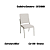Par de Cadeiras Genebra - Ref. 2C129-NK - Corino Branco - Kappesberg Crome - Imagem 1