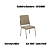 Par de Cadeiras Genebra - Ref. 2C129-NK - Linho Fendi - Kappesberg Crome - Imagem 1