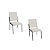 Par de Cadeiras Genebra - Ref. 2C129-PR - Branco - Kappesberg Crome - Imagem 2