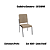 Par de Cadeiras Genebra - Ref. 2C129-PR - Linho Fendi - Kappesberg - Imagem 1