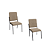 Par de Cadeiras Genebra - Ref. 2C129-PR - Linho Fendi - Kappesberg - Imagem 2