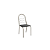 Par de Cadeiras Holanda - Ref. 2C009-NK - Corino Preto - Kappesberg Crome - Imagem 3