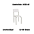 Par de Cadeiras Ibiza - Ref. 2C133-NK - Corino Branco - Kappesberg Crome - Imagem 1