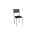 Par de Cadeiras Ibiza - Ref. 2C133-NK - Corino Preto - Kappesberg Crome - Imagem 3