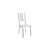 Par de Cadeiras Lisboa - Ref. 2C076-CR - Corino Branco - Kappesberg Crome - Imagem 3