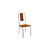 Par de Cadeiras Lisboa - Ref. 2C076-CR - Bouclé Terracota - Kappesberg Crome - Imagem 3