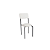 Par de Cadeiras Mali - Ref. 2C136-PR - Corino Branco - Kappesberg Crome - Imagem 3