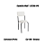 Par de Cadeiras Mali - Ref. 2C136-PR - Corino Branco - Kappesberg Crome - Imagem 1