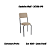 Par de Cadeiras Mali - Ref. 2C136-PR - Linho Fendi - Kappesberg Crome - Imagem 1
