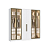Roupeiro 06 Portas 04 c/ Vidro Reflecta Berlim 100% MDF - 7260MV4 - Branco - Moveis Castro - Imagem 4