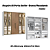 Roupeiro 06 Portas 04 c/ Vidro Reflecta Berlim 100% MDF - 7260MV4 - Branco/Macadamia - Moveis Castro - Imagem 1