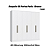 Roupeiro 06 Portas Paris 100% MDF - 7260M - Branco - Moveis Castro - Imagem 2