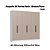 Roupeiro 06 Portas Paris 100% MDF - 7260M - Branco/Duna - Moveis Castro - Imagem 2