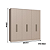Roupeiro 06 Portas Paris 100% MDF - 7260M - Duna - Moveis Castro - Imagem 6