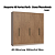 Roupeiro 06 Portas Paris 100% MDF - 7260M - Duna/Macadamia - Moveis Castro - Imagem 2