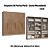 Roupeiro 06 Portas Paris 100% MDF - 7260M - Duna/Macadamia - Moveis Castro - Imagem 1