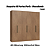 Roupeiro 06 Portas Paris 100% MDF - 7260M - Macadamia - Moveis Castro - Imagem 2