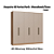 Roupeiro 06 Portas Paris 100% MDF - 7260M - Macadamia/Duna - Moveis Castro - Imagem 2