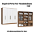 Roupeiro 06 Portas Paris 100% MDF - 7260M - Macadamia/Branco - Moveis Castro - Imagem 1