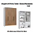 Roupeiro 04 Portas Toledo 100% MDF - 7255M - Branco/Macadamia - Móveis Castro - Imagem 1