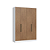Roupeiro 04 Portas Toledo 100% MDF - 7255M - Branco/Macadamia - Móveis Castro - Imagem 4