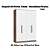 Roupeiro 04 Portas Toledo 100% MDF - 7255M - Macadamia/Branco - Móveis Castro - Imagem 2