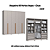 Roupeiro 06 Portas Vegas 100% MDF - 3465M - Cinza - Moveis Castro - Imagem 2