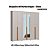 Roupeiro 06 Portas Vegas 100% MDF c/ Espelho - 3465M - Cinza - Moveis Castro - Imagem 3