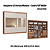 Roupeiro 02 Portas de Correr Monaco c/ Espelho G - 9525A - Cedro/Off White - Moveis Castro - Imagem 1