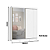 Roupeiro 02 Portas Virtus c/ Porta Espelho - 9523A - Branco - Moveis Castro - Imagem 6