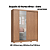 Roupeiro 02 Portas Virtus c/ Porta Espelho P - 9523A - Cedro - Moveis Castro - Imagem 2