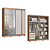 Roupeiro 02 Portas Virtus c/ Porta Espelho - 9523A - Cedro/Off White - Moveis Castro - Imagem 3