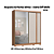 Roupeiro 02 Portas Virtus c/ Porta Espelho - 9523A - Cedro/Off White - Moveis Castro - Imagem 2