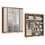 Roupeiro 02 Portas Virtus c/ Porta Espelho G - 9523A - Cedro/Off White - Moveis Castro - Imagem 3