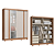 Roupeiro 02 Portas Virtus c/ Porta Espelho PP - 9523A - Cedro/Off White - Moveis Castro - Imagem 3