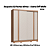 Roupeiro 02 Portas Virtus - 9523A - Cedro/Off White - Moveis Castro - Imagem 2