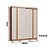Roupeiro 02 Portas Virtus - 9523A - Cedro/Off White - Moveis Castro - Imagem 6
