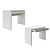 Mesa Escrivaninha c/ Gaveta - ME4107 - Branco - Tecno Mobili - Imagem 4